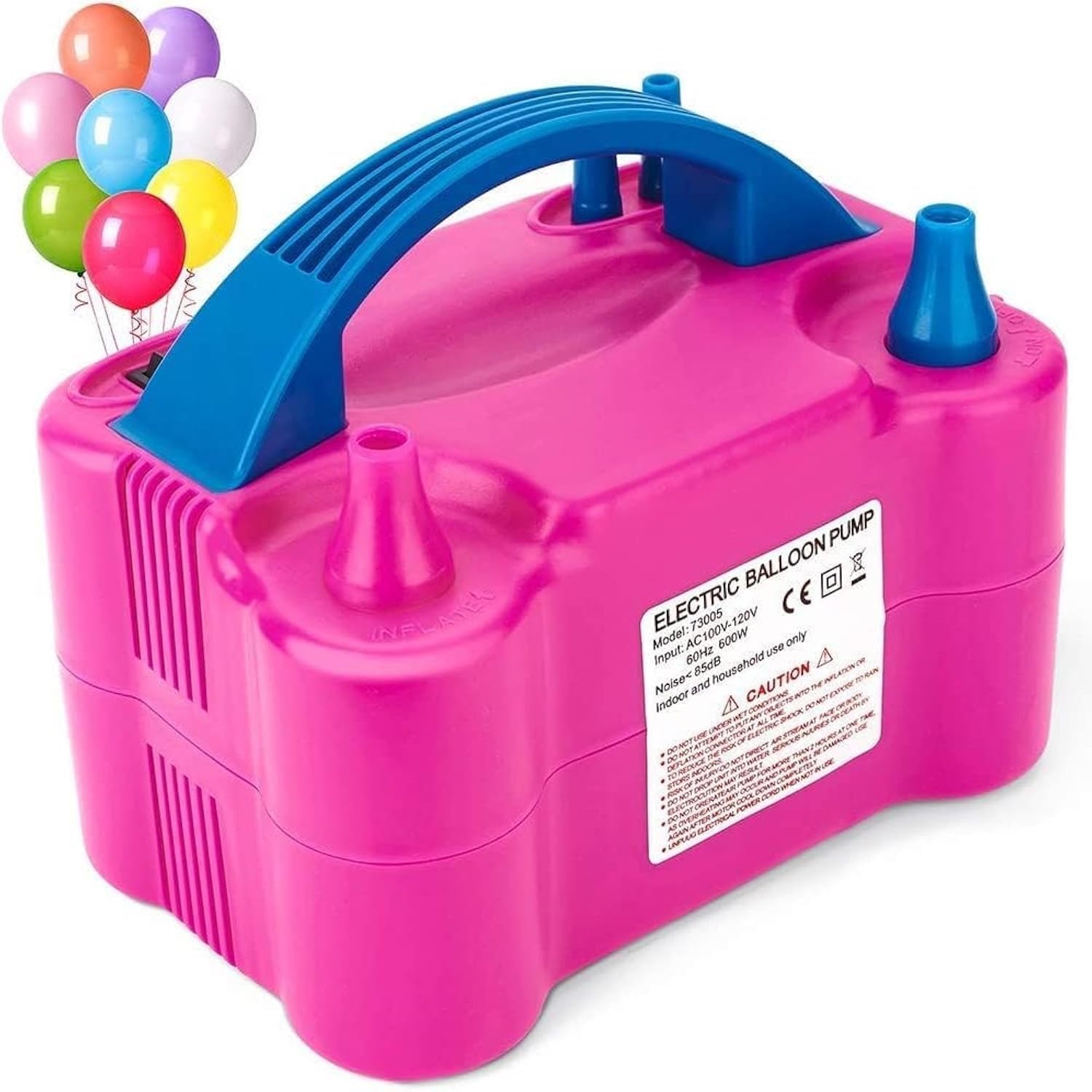 Electric Air Balloon Pump Machine with Dual Nozzle For Balloon Decorations