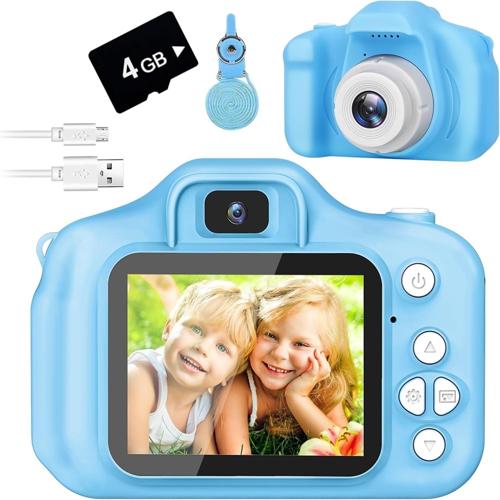 Mini Camera for Kids 1080P HD Video Recorder with 2-Inch Display for Young Photographer and Tech-Loving Kids