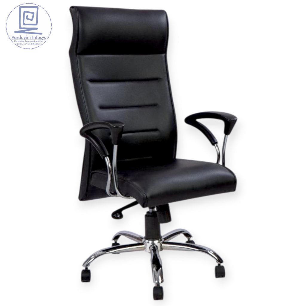 High Back Executive Office Chair with Chrome Base